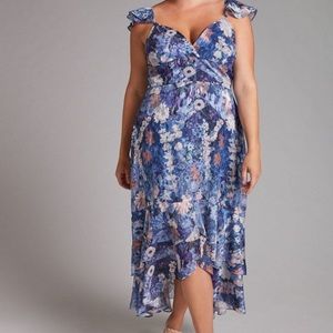 NWT - Anthropologie/ Hutch Ruffled Midi Dress